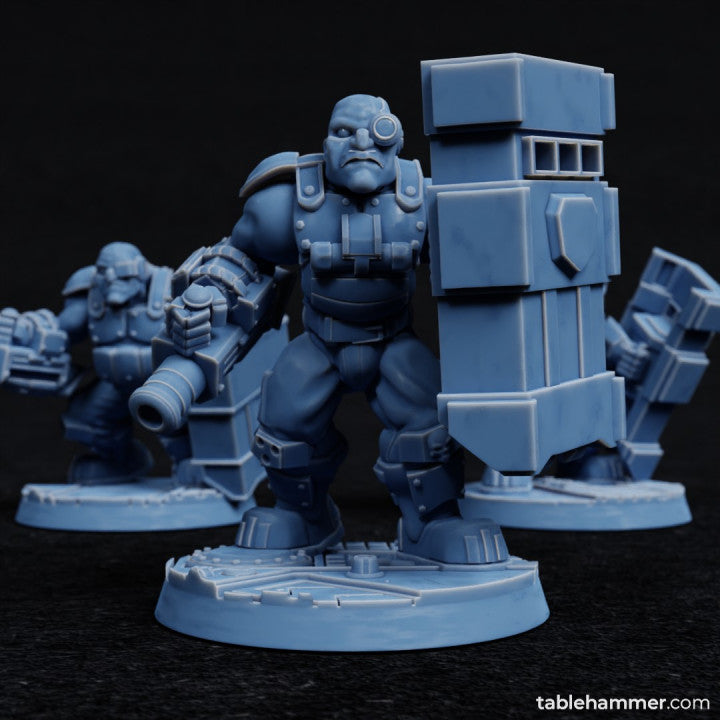 Ogre fireteam - ogre heavy fire team | STL Files - Tablehammer