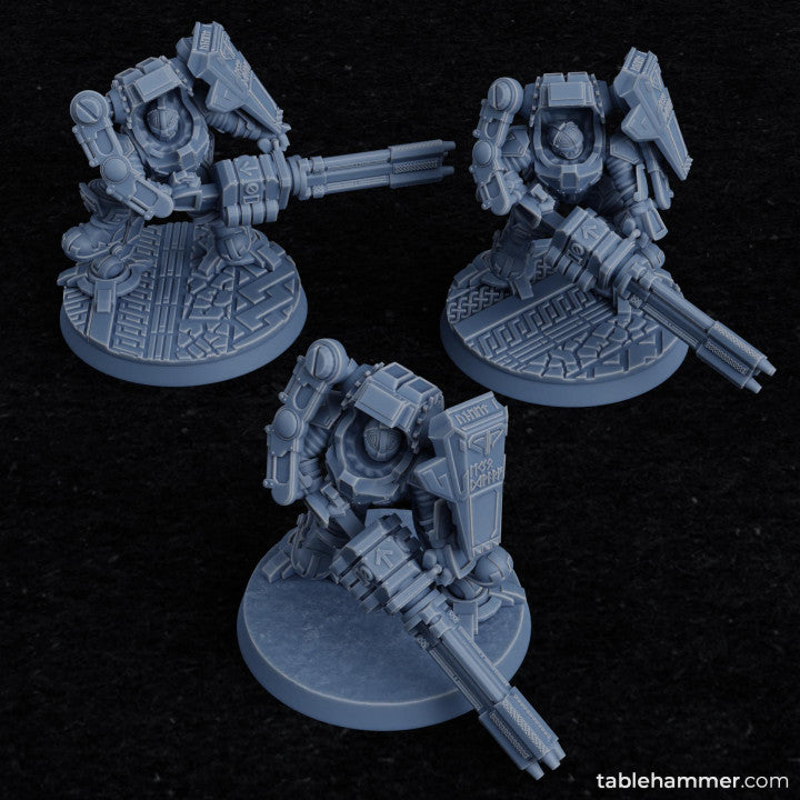 "Exo Dwarves" with beam piercer | STL Files - Tablehammer