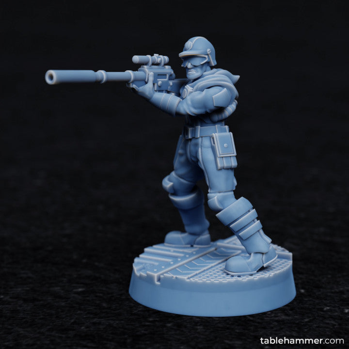 Combineer Scouts - human sniper scouts | STL Files - Tablehammer