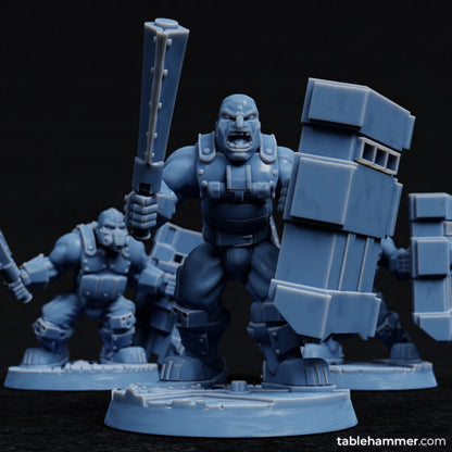 Ogre crushers - ogre heavy infantry crusher melee | STL Files - Tablehammer