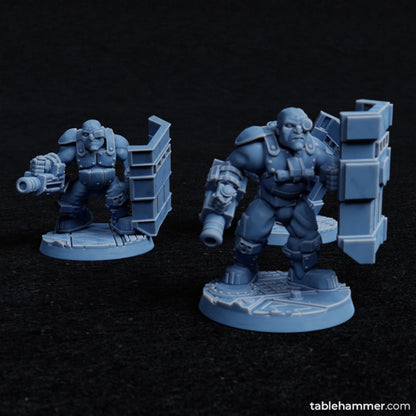 Ogre fireteam - ogre heavy fire team | STL Files - Tablehammer