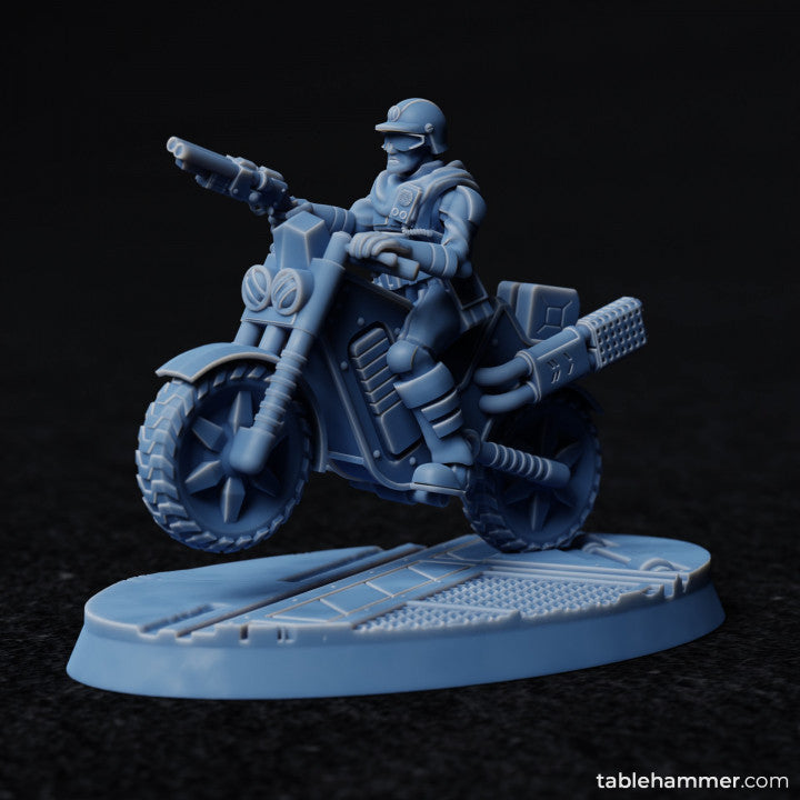 Combineer Raiders - human engineer bikers | STL Files - Tablehammer