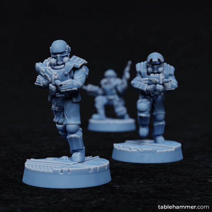 Factory Guard Rangers - human riflemen soldiers | STL Files - Tablehammer