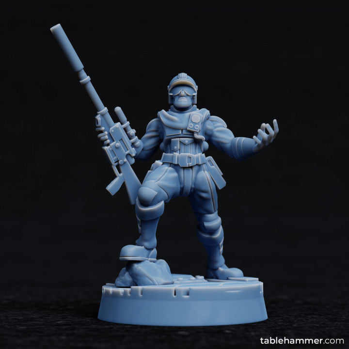 Combineer Scouts - human sniper scouts | STL Files - Tablehammer