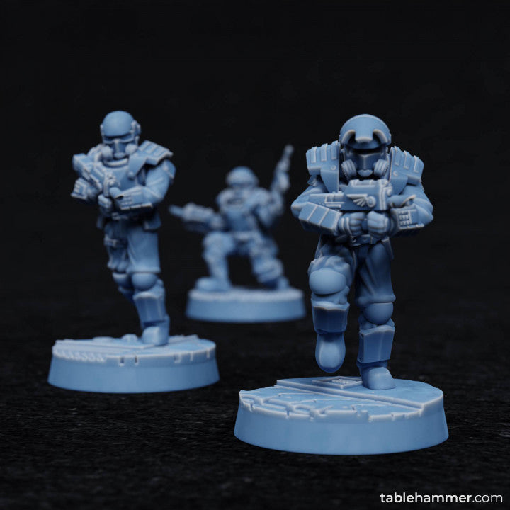 Factory Guard Rangers - human riflemen soldiers | STL Files - Tablehammer