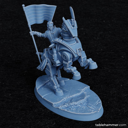 Eric Accell - Human leader cavalry cowboy | STL Files - Tablehammer