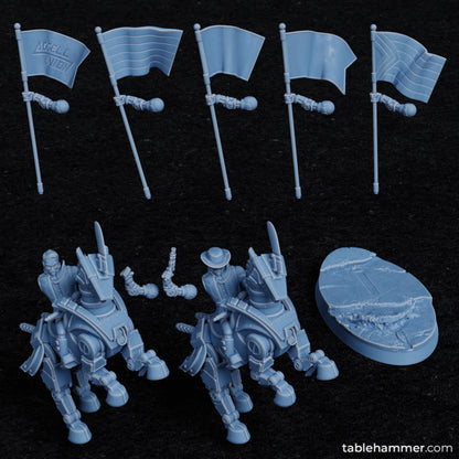 Eric Accell - Human leader cavalry cowboy | STL Files - Tablehammer