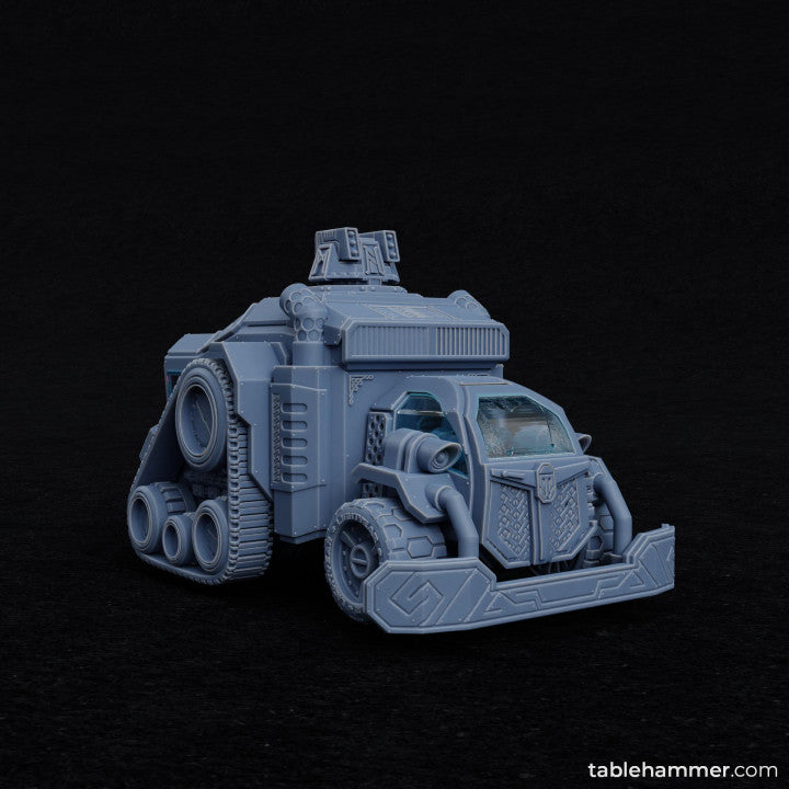 Dwarven Armoured Personell Carrier (Space Dwarf APC) | STL Files - Tablehammer