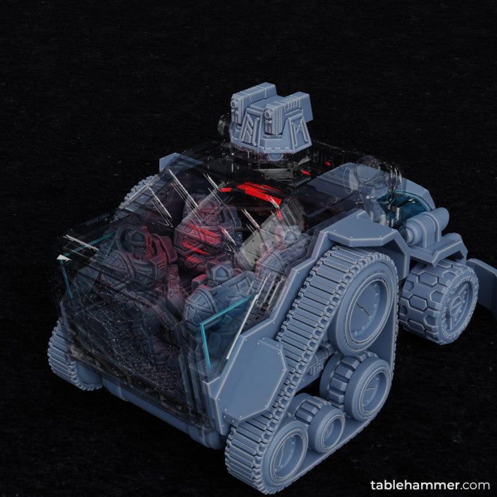 Dwarven Armoured Personell Carrier (Space Dwarf APC) | STL Files - Tablehammer