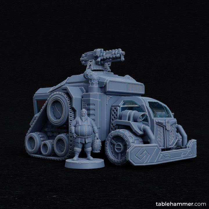 Dwarven Armoured Personell Carrier (Space Dwarf APC) | STL Files - Tablehammer