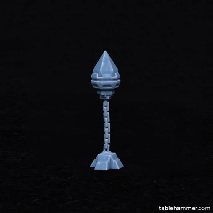 Floating chained energy crystals | STL File - Tablehammer