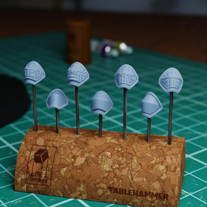 Runic shoulder pads for power armour - Bits pack | STL Files - Tablehammer