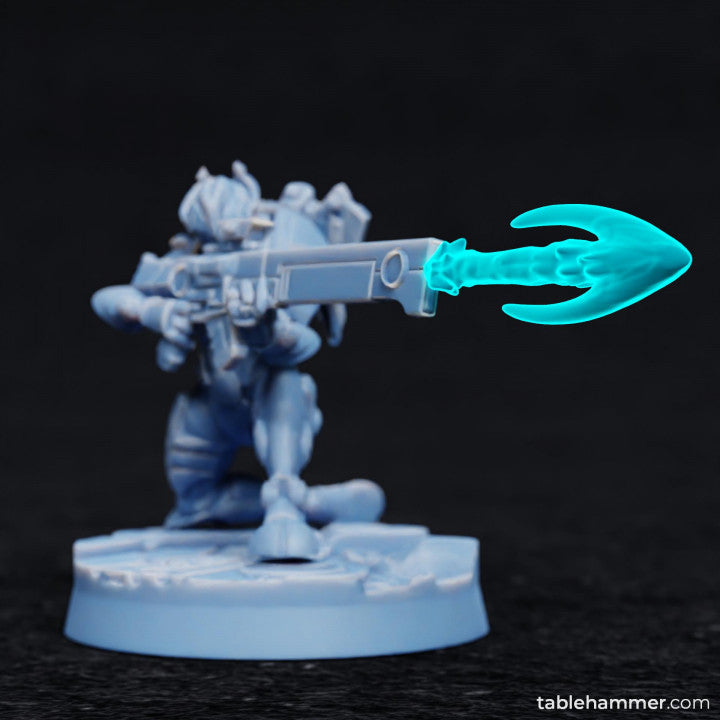 Energy dart muzzleflash (Greater good effects bit) | STL Files - Tablehammer