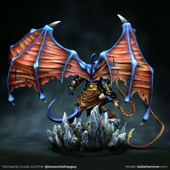 Evolved Ambassador Demon - modular winged demon set | STL Files - Tablehammer