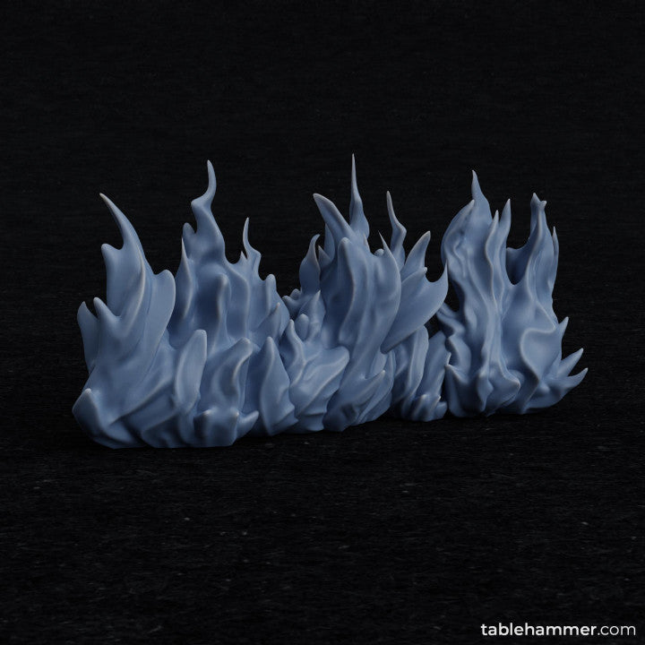 Flame walls (magical flame effects) | STL Files - Tablehammer