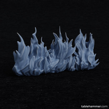 Flame walls (magical flame effects) | STL Files - Tablehammer