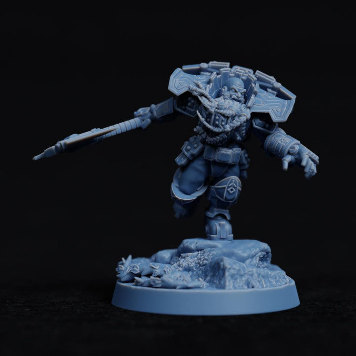 Grimdil - Dwarf smash captain | STL Files - Tablehammer