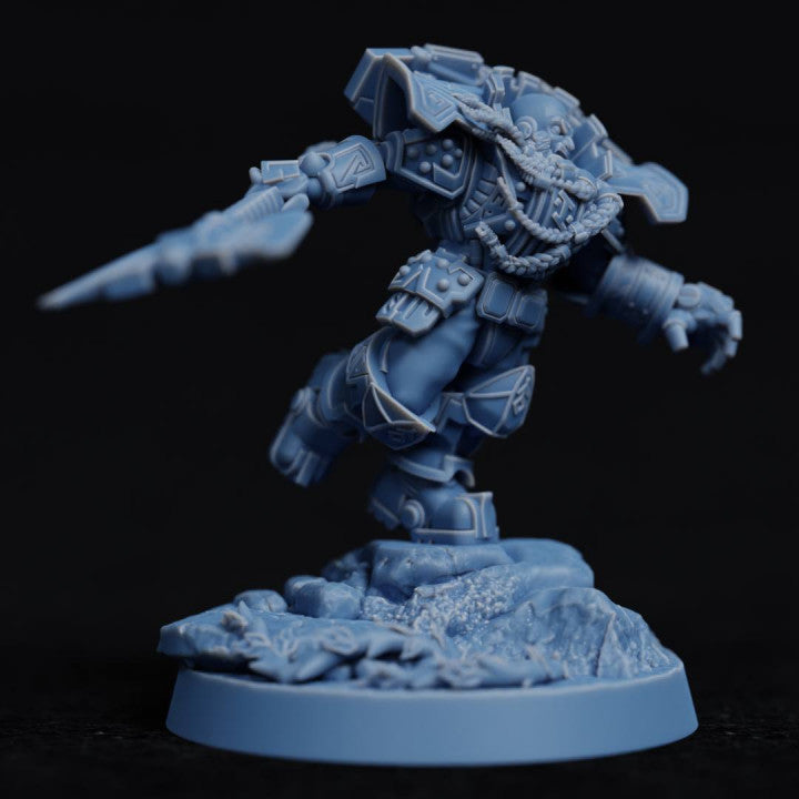 Grimdil - Dwarf smash captain | STL Files - Tablehammer