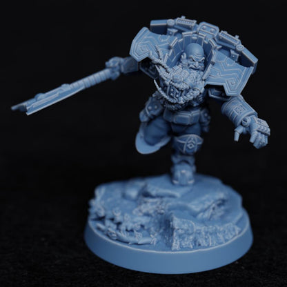 Grimdil - Dwarf smash captain | STL Files - Tablehammer