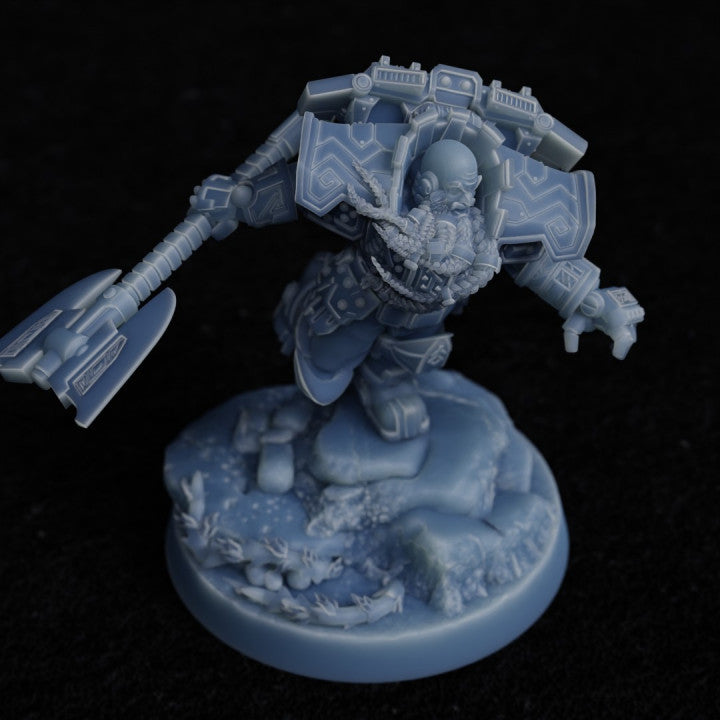 Grimdil - Dwarf smash captain | STL Files - Tablehammer