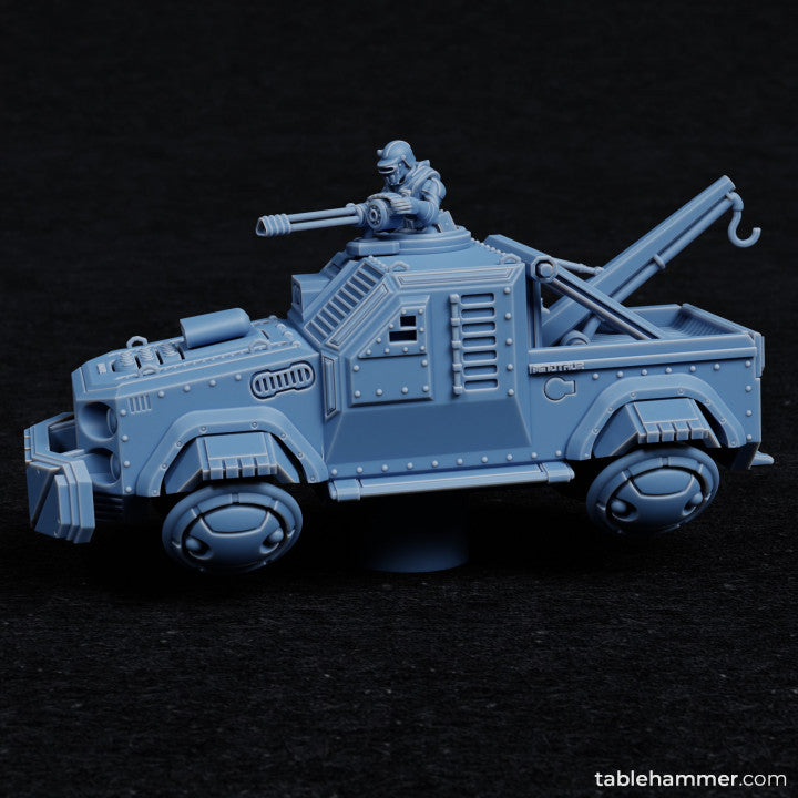 Minotaur - human jeep truck | STL Files - Tablehammer