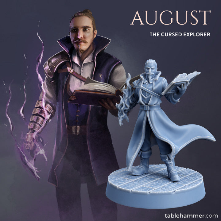 August - the cursed explorer | STL Files - Tablehammer