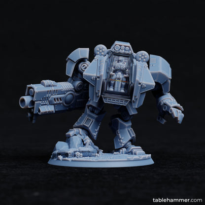 Heavy walker - Human super soldiers mech walker | STL Files - Tablehammer