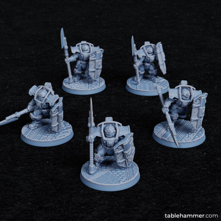 Minotaurs (guardians) – Space Dwarves | STL Files - Tablehammer