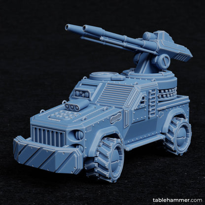 Minotaur - human jeep truck | STL Files - Tablehammer