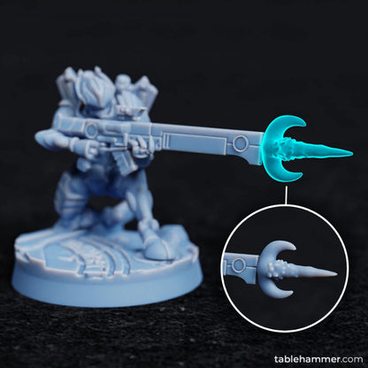 Moonrifle muzzleflash (Greater good effects bit) | STL Files - Tablehammer