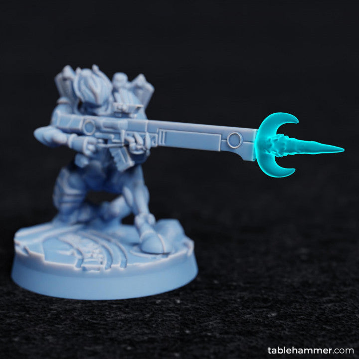 Moonrifle muzzleflash (Greater good effects bit) | STL Files - Tablehammer