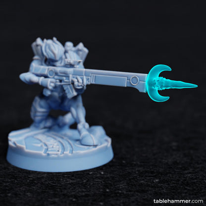 Moonrifle muzzleflash (Greater good effects bit) | STL Files - Tablehammer