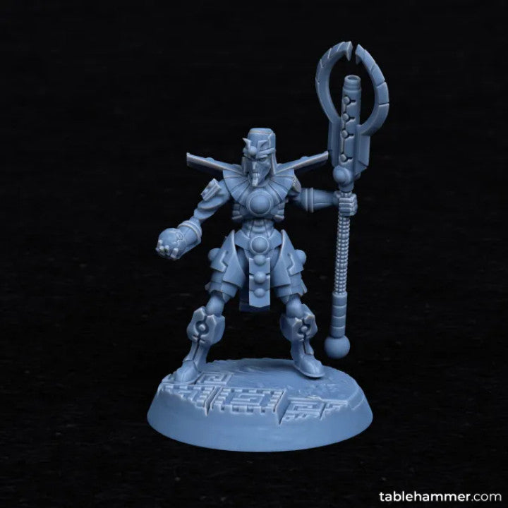 Necroyd Tomb Lord – Leader with orb and void staff | STL Files - Tablehammer