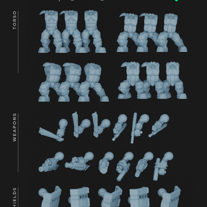 Ogre Security Teams Unit Builder | STL Files - Tablehammer