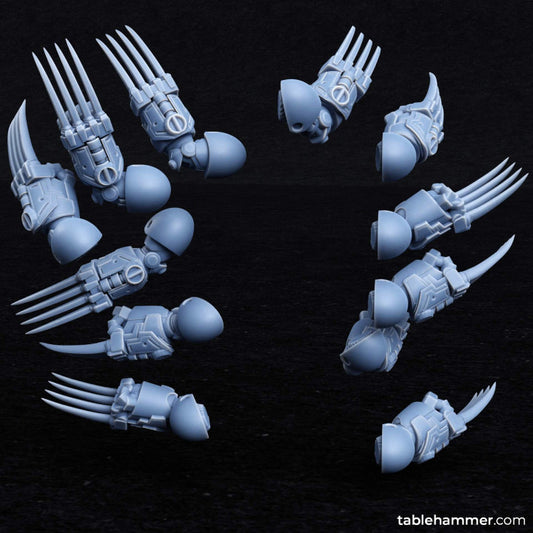 Myrmidon Armadillos Upgrade Pack Melee – superhuman heavy troops | STL Files - Tablehammer