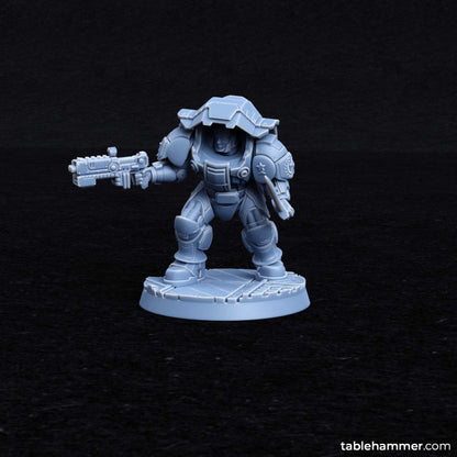 Myrmidon Armadillos (ranged) – superhuman heavy troops | STL Files - Tablehammer