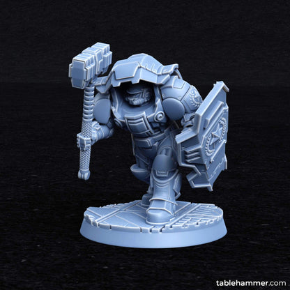 Myrmidon Armadillos (melee) – superhuman heavy troops | STL Files - Tablehammer