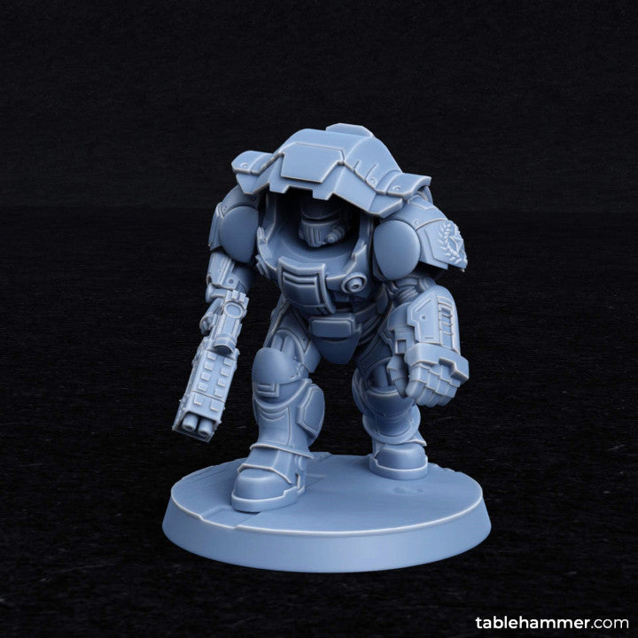 Myrmidon Armadillos (ranged) – superhuman heavy troops | STL Files - Tablehammer