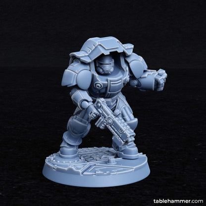 Myrmidon Armadillos (ranged) – superhuman heavy troops | STL Files - Tablehammer