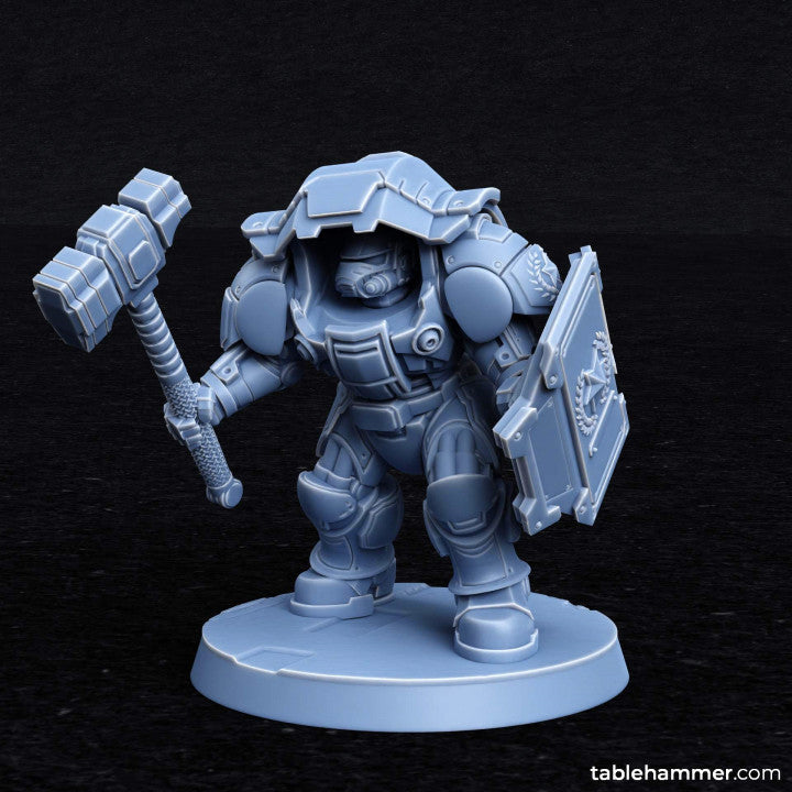 Myrmidon Armadillos (melee) – superhuman heavy troops | STL Files - Tablehammer