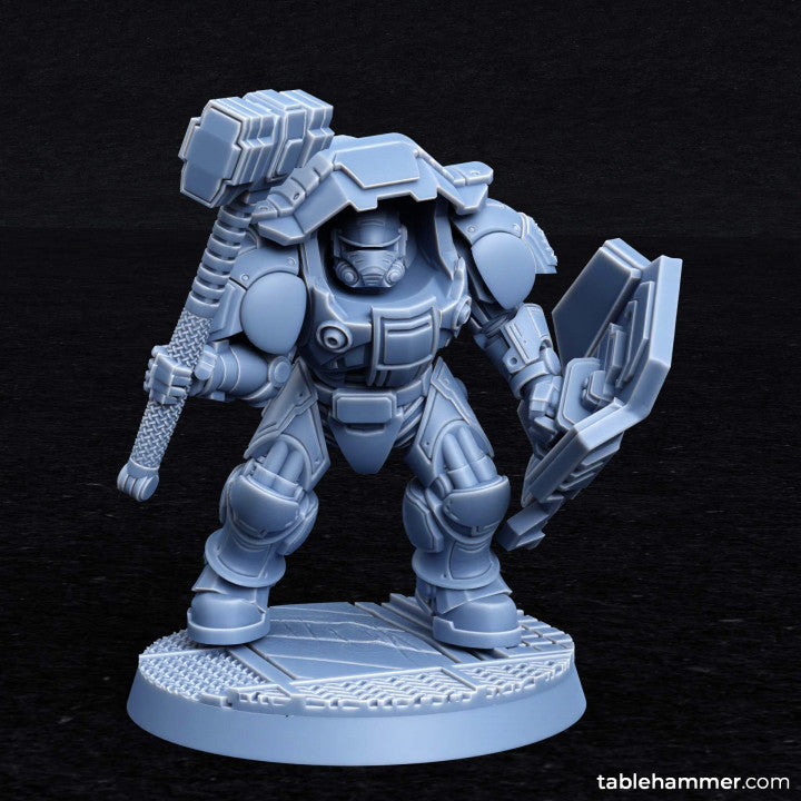 Myrmidon Armadillos (melee) – superhuman heavy troops | STL Files - Tablehammer