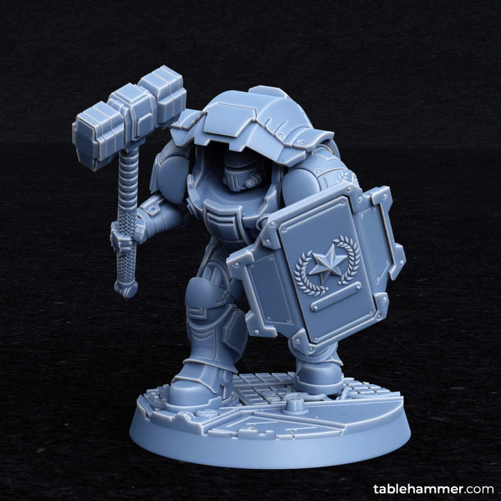 Myrmidon Armadillos (melee) – superhuman heavy troops | STL Files - Tablehammer