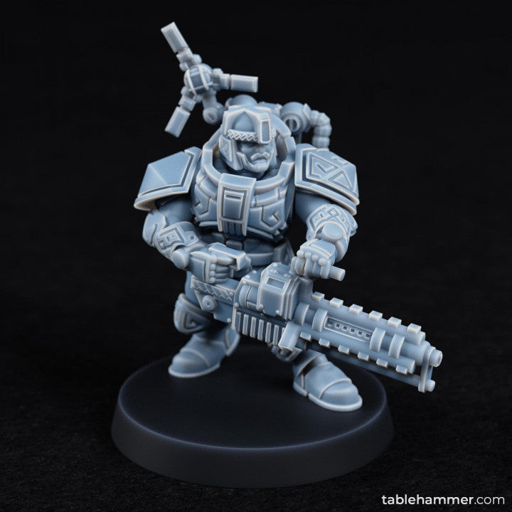 Specialists (modular heavy weapon space dwarves) | STL Files - Tablehammer