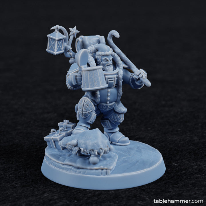 Santa Dwarf – free christmas model | STL Files - Tablehammer