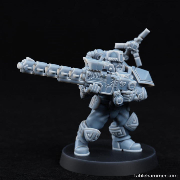 Specialists (modular heavy weapon space dwarves) | STL Files - Tablehammer