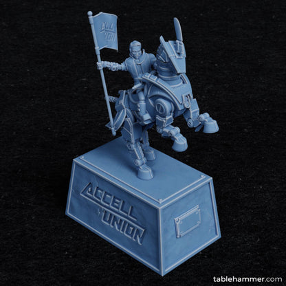 Eric Accell - Human leader cavalry cowboy | STL Files - Tablehammer